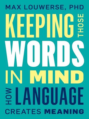 cover image of Keeping Those Words in Mind